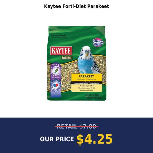 Kaytee Forti-Diet Parakeet