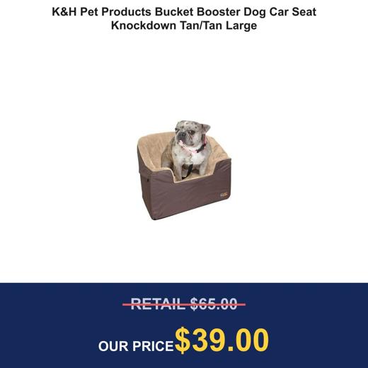 K&H Pet Products Bucket Booster Dog Car Seat