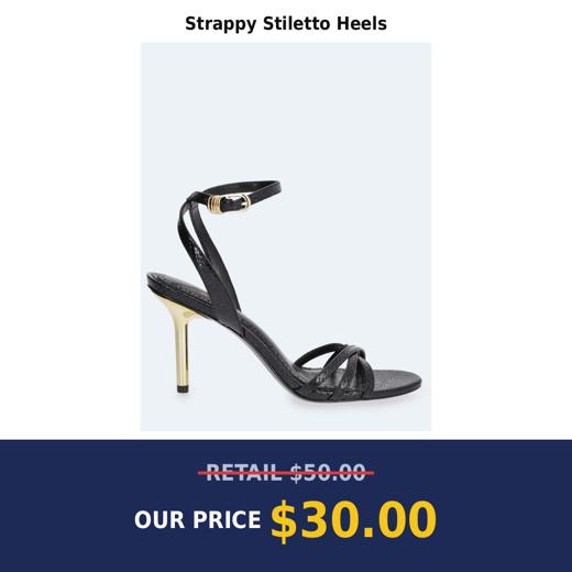 Strappy Stiletto Heels