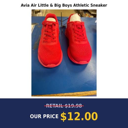 Avia Air Little & Big Boys Athletic Sneaker