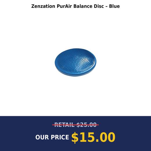 Zenzation PurAir Balance Disc – Blue