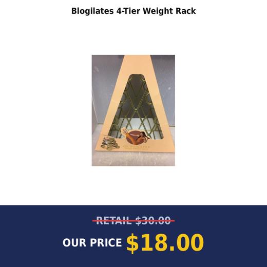 Blogilates 4-Tier Weight Rack