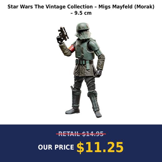 Star Wars The Vintage Collection – Migs Mayfeld (Morak) – 9.5 cm