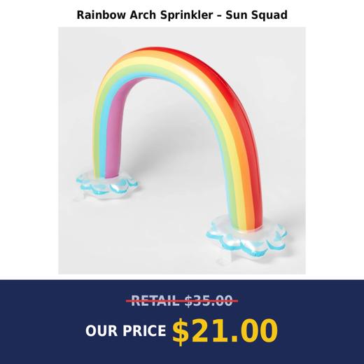Rainbow Arch Sprinkler – Sun Squad