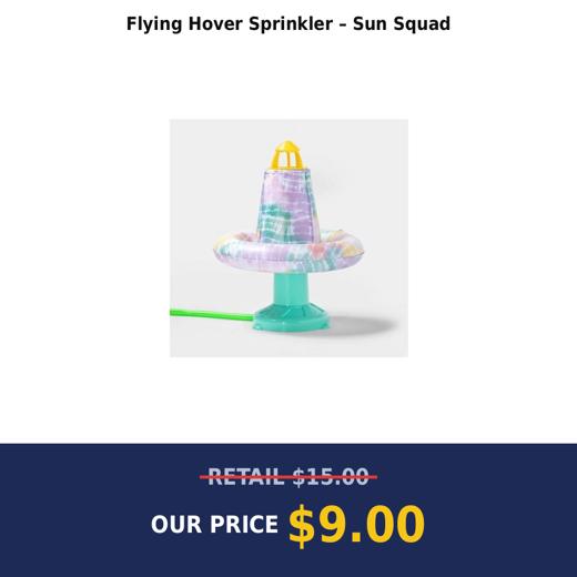 Flying Hover Sprinkler – Sun Squad