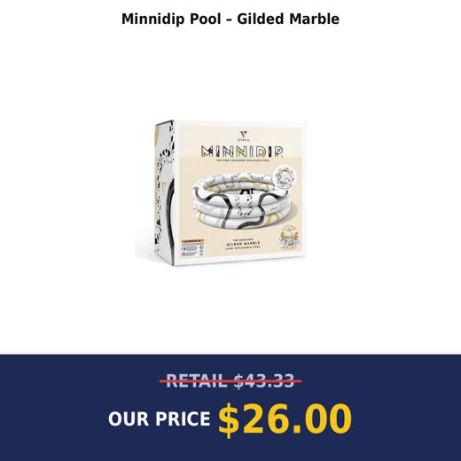 Minnidip Pool – Gilded Marble