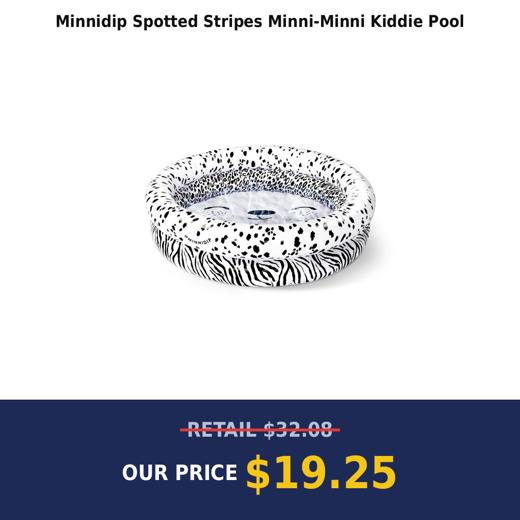 Minnidip Spotted Stripes Minni-Minni Kiddie Pool