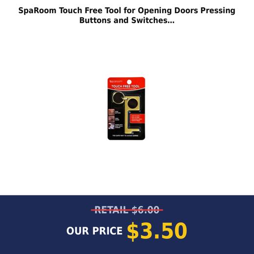 SpaRoom Touch Free Tool for Opening Doors  Pressing Buttons and Switches