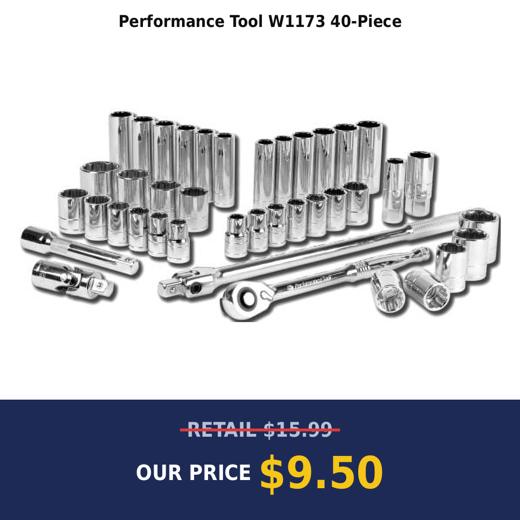 Performance Tool W1173 40-Piece