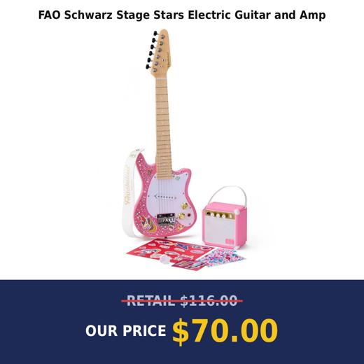 FAO Schwarz Stage Stars Electric Guitar and Amp