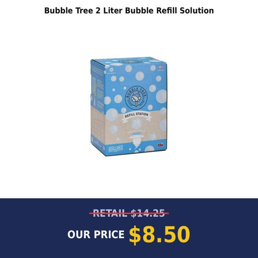 Bubble Tree 2 Liter Bubble Refill Solution