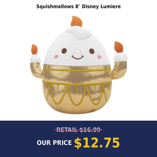 Squishmallows 8″ Disney Lumiere