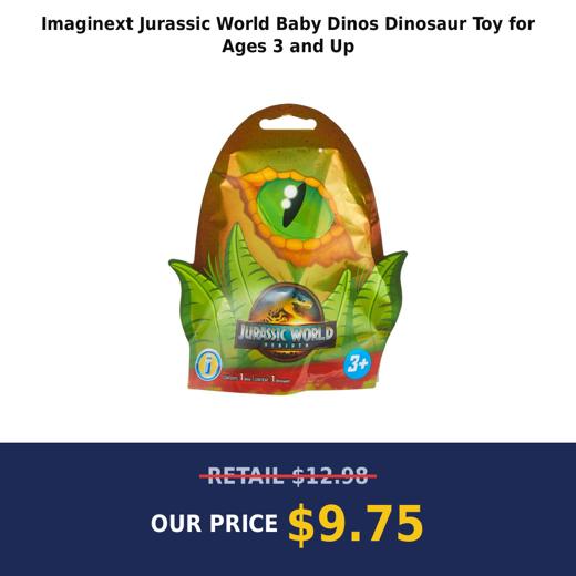 Imaginext Jurassic World Baby Dinos Dinosaur Toy for Ages 3 and Up