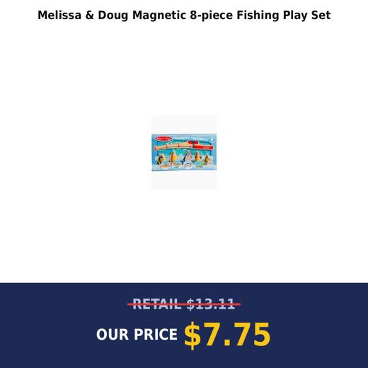 Melissa & Doug Magnetic 8-piece Fishing Play Set
