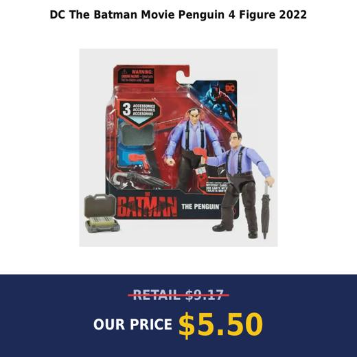 DC The Batman Movie Penguin 4 Figure 2022