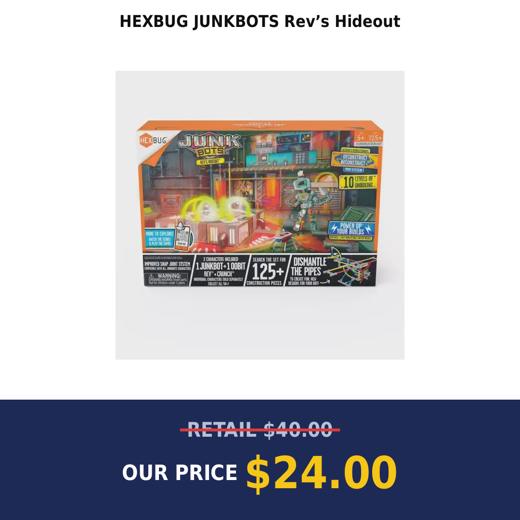 HEXBUG JUNKBOTS Rev’s Hideout