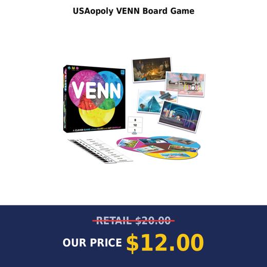USAopoly VENN Board Game