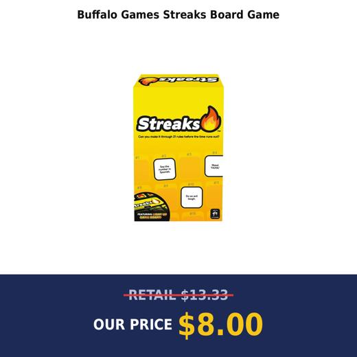 Buffalo Games Streaks Board Game