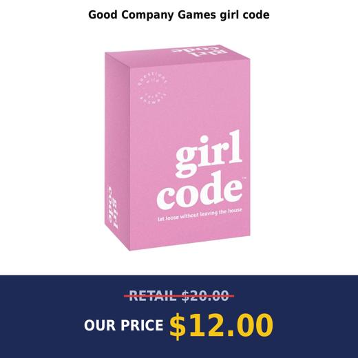 Good Company Games girl code