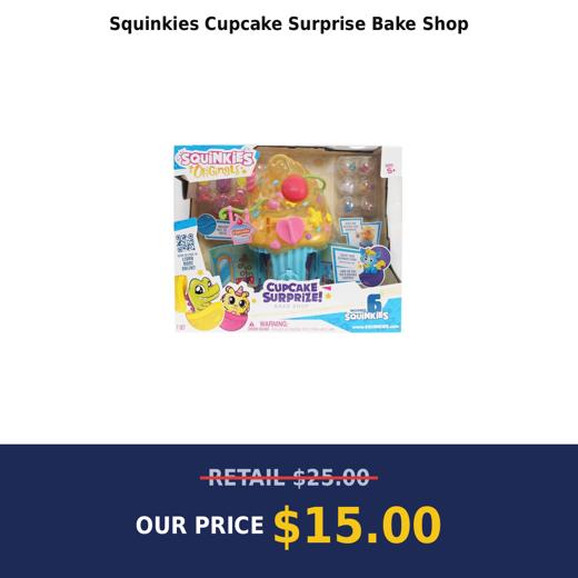 Squinkies Cupcake Surprise Bake Shop