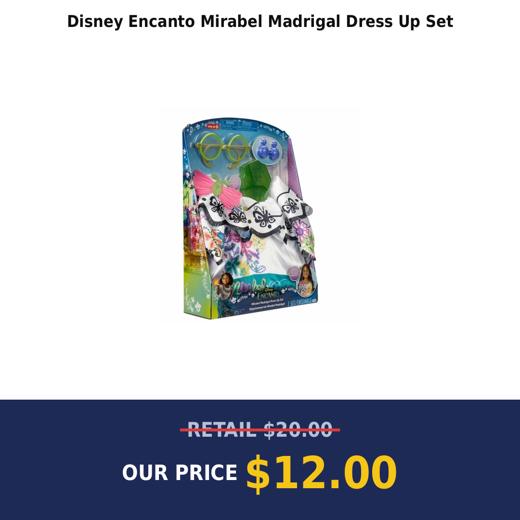 Disney Encanto Mirabel Madrigal Dress Up Set
