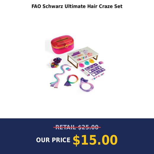 FAO Schwarz Ultimate Hair Craze Set