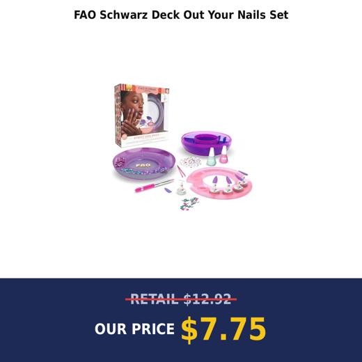 FAO Schwarz Deck Out Your Nails Set