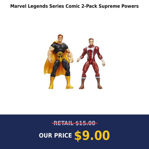 Marvel Legends Series Comic 2-Pack Supreme Powers