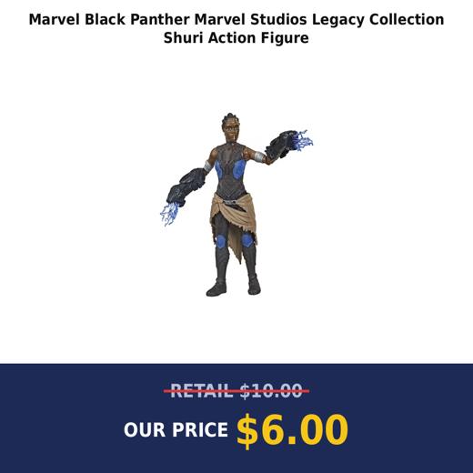 Marvel Black Panther Marvel Studios Legacy Collection Shuri Action Figure