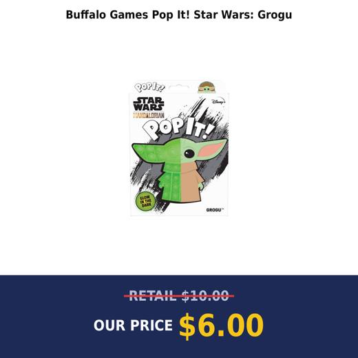 Buffalo Games Pop It! Star Wars: Grogu