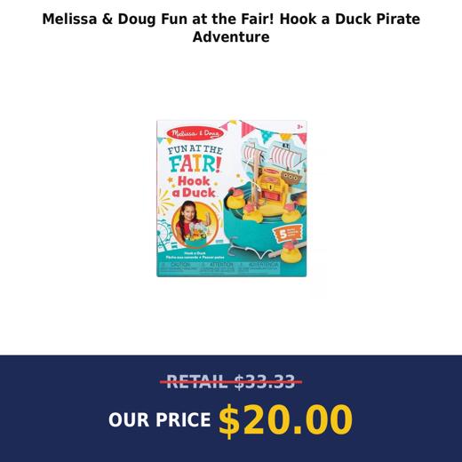 Melissa & Doug Fun at the Fair! Hook a Duck Pirate Adventure
