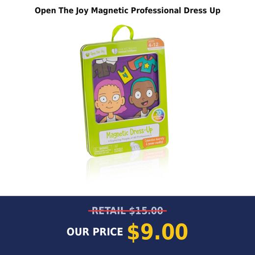 Open The Joy Magnetic Professional Dress Up