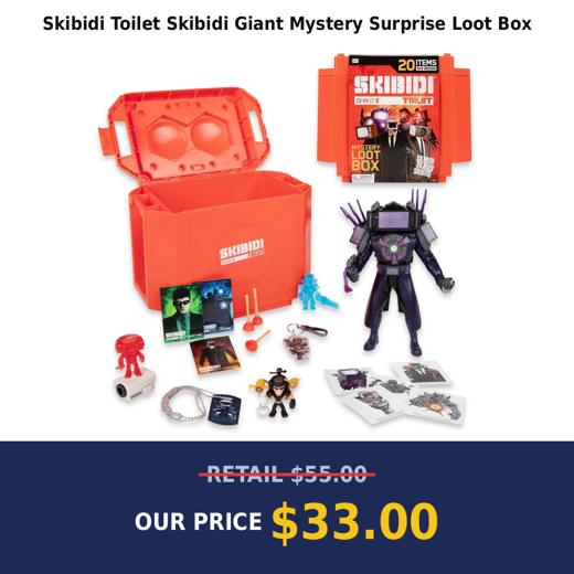 Skibidi Toilet Skibidi Giant Mystery Surprise Loot Box