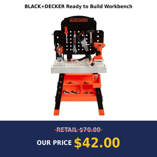 BLACK+DECKER Ready to Build Workbench