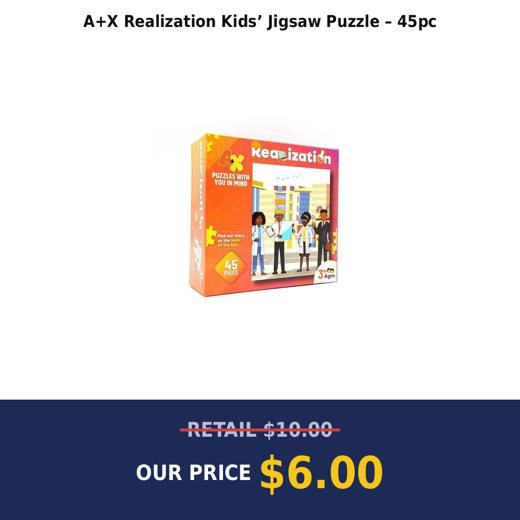 A+X Realization Kids’ Jigsaw Puzzle – 45pc