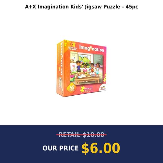 A+X Imagination Kids’ Jigsaw Puzzle – 45pc
