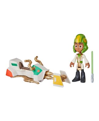 Star Wars Young Jedi Adventures Kai Brightstar Speeder Bike Kids Toy For Boys and Girls