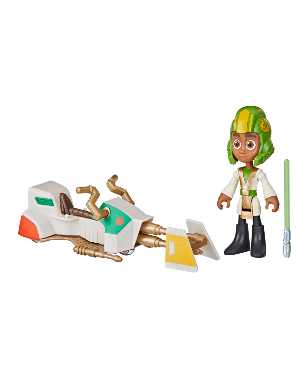 Star Wars Young Jedi Adventures Kai Brightstar Speeder Bike Kids Toy For Boys and Girls