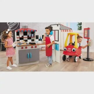 Little Tikes Drive Thru Diner Wooden Pretend Play Kitchen