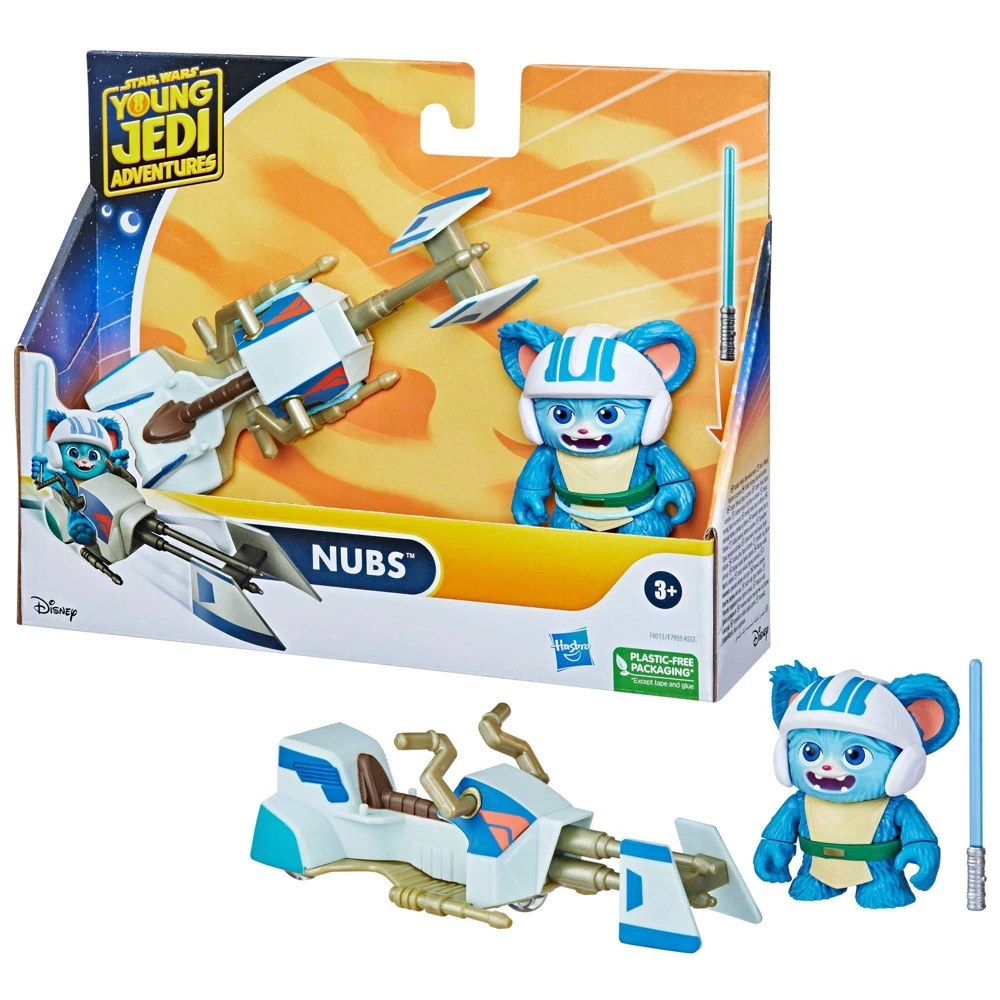 Star Wars Young Jedi Adventures Nubs Speeder Bike Kids Toy For Boys and Girls
