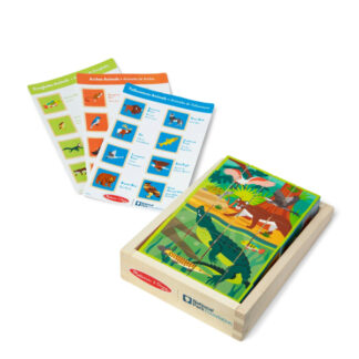 Melissa & Doug National Parks Alphabet & Animals 24pc Cube Puzzle