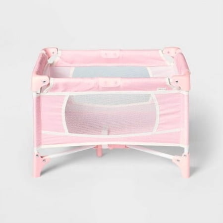 Pink Dot Folding Doll Crib for 14 - 16 Dolls - Gigglescape™