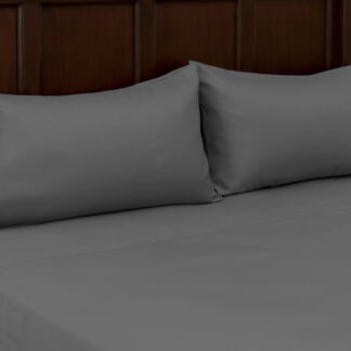 MS soft microfiber sheet set Full grey