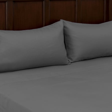 MS soft microfiber sheet set Full grey