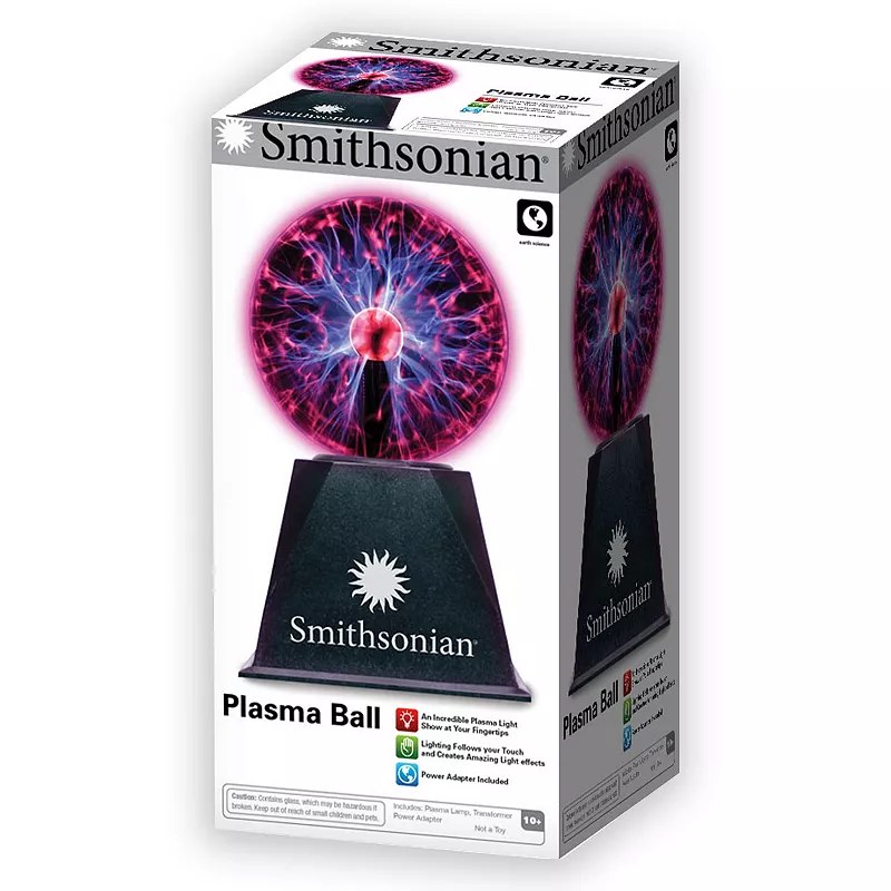 Nsi Smithsonian 5" Battery Operated Plasma Ball