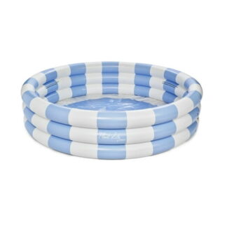Blue Striped Palm Pool