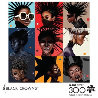 Buffalo Games Millenial Art of Play: Black Crowns Jigsaw Puzzle - 300pc