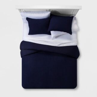 Navy Micro Texture Duvet Cover Set (King) - Project 62⢠+ Nate Berkusâ¢
