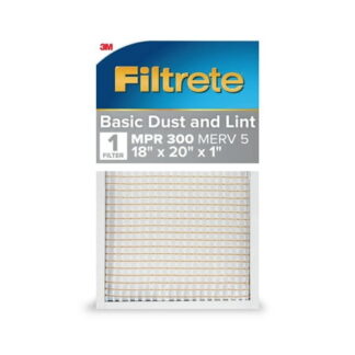 18x20x1, Clean Living Dust Reduction HVAC Furnace Air Filter, 300 MPR,