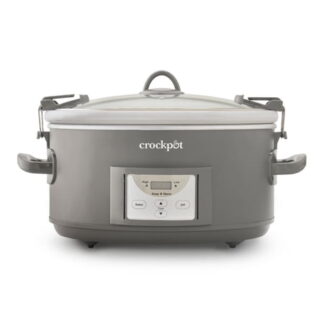 Crock-Pot® Programmable 7-Quart Cook and Carry Slow Cooker Grey